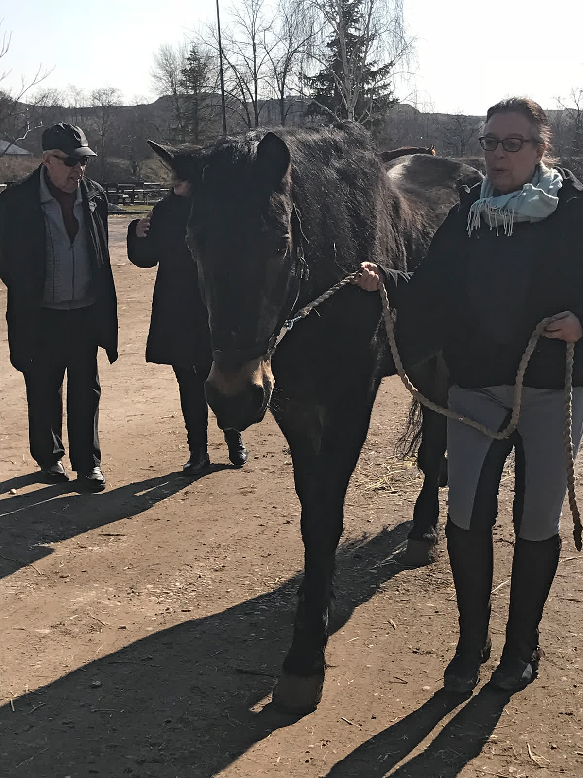 Birgit, Andrea, Alfred und Strolchi